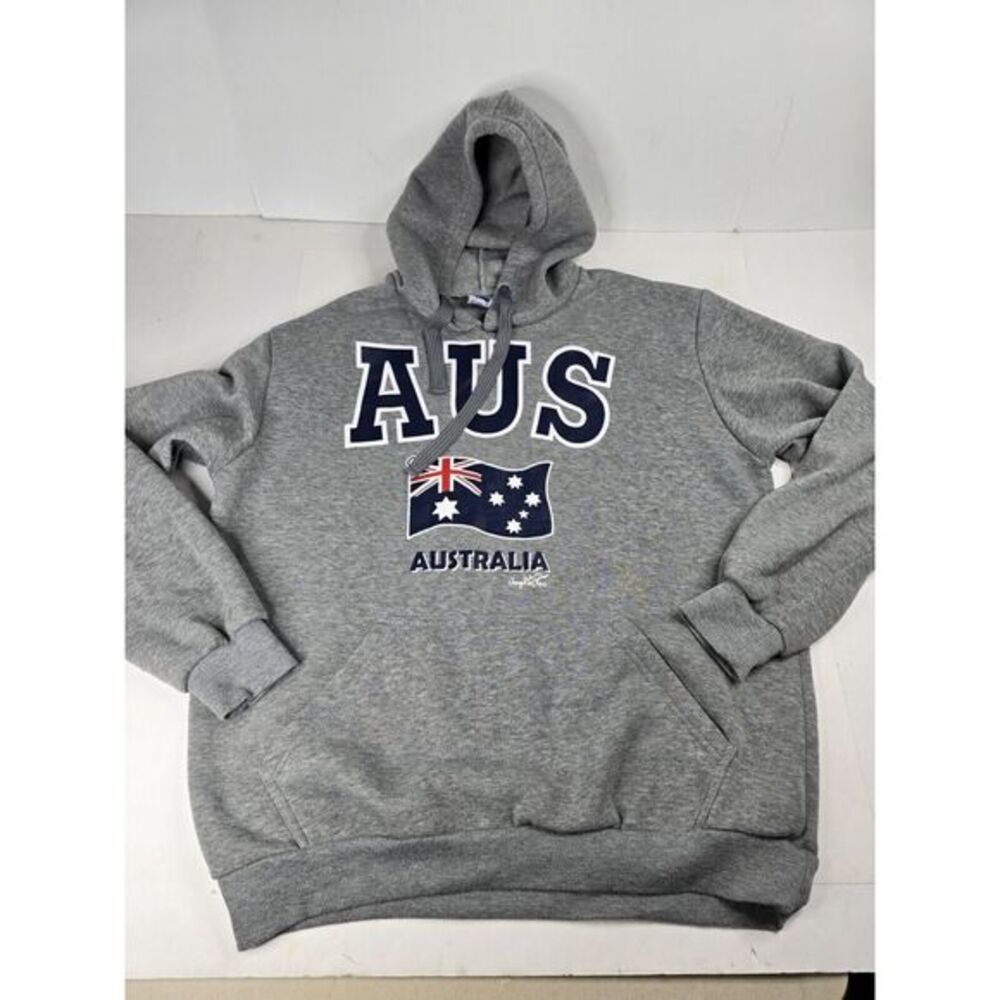 Joey Roo Hoodie Mens Large Gray Sydney Australia Sweatshirt Destination Pullover